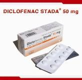 Diclofenac Stada  50 - Công Ty Cổ Phần Sản Xuất Thương Mại Dược Phẩm Trần Hoàng Long